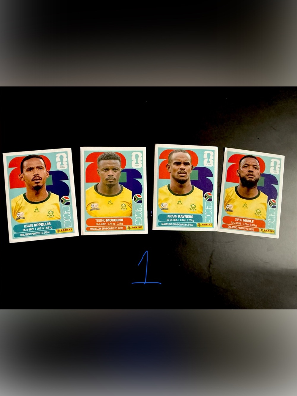 Panini FIFA Sticker Cards
